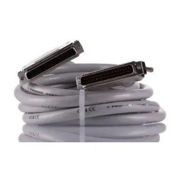 Phoenix Contact Female 37 Pin D-sub to Male 37 Pin D-sub Serial Cable, 3m PVC - 2302230 product image