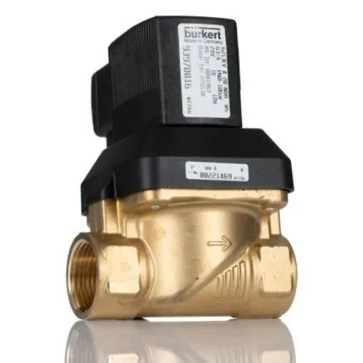 Burkert Solenoid Valve 221630, 2 port(s) , NC, 24 V dc, 3/4in product image