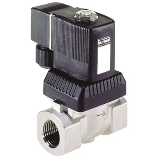 Burkert Solenoid Valve 222143, 2 port(s) , NC, 230 V ac, 1in product image