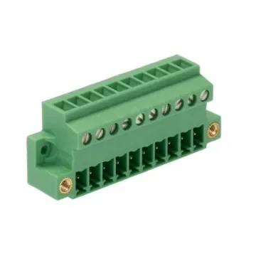 Phoenix Contact, 3.81mm Pitch, MCVU 1.5/10-GFD-3.81, 10 Way, Pluggable Terminal Block, Plug, Direct Mounting, Screw - 1833108 product image