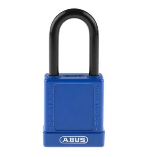 ABUS Key Weatherproof Aluminium, Steel Safety Padlock, 6.5mm Shackle, 38mm Body - 8055471 product image