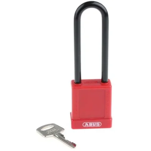 ABUS Key Weatherproof Aluminium, Steel Safety Padlock, 6.5mm Shackle, 38mm Body - 8055493 product image