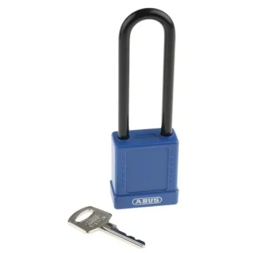 ABUS Key Weatherproof Aluminium, Steel Safety Padlock, 6.5mm Shackle, 38mm Body - 8055496 product image