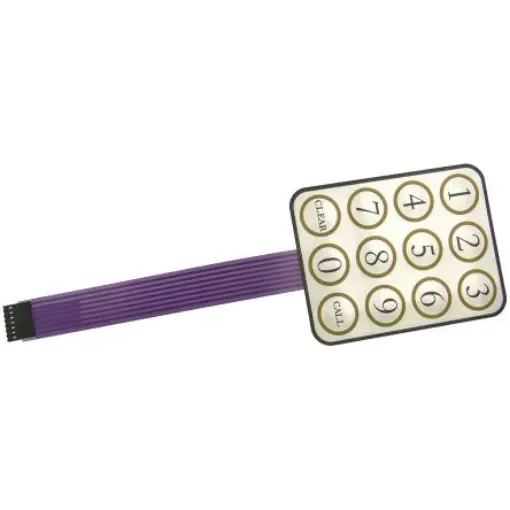 Apem IP54 Membrane Keypad - AC4934 product image