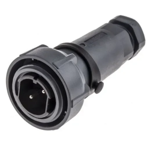 Bulgin Circular Connector, 2 Contacts, Cable Mount, Plug, Male, IP66, IP68, IP69K, Buccaneer 7000 Series - PXP7010/02P/ST/1113 product image