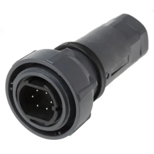 Bulgin Circular Connector, 6 Contacts, Cable Mount, Plug, Male, IP66, IP68, IP69K, Buccaneer 7000 Series - PXP7010/06P/ST/0709 product image