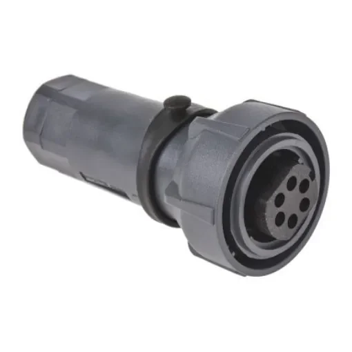 Bulgin Circular Connector, 6 Contacts, Cable Mount, Socket, Female, IP66, IP68, IP69K, Buccaneer 7000 Series - PXP7010/06S/ST/0709 product image