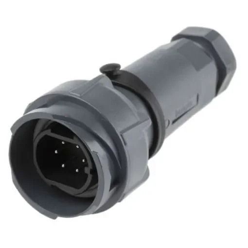 Bulgin Circular Connector, 6 Contacts, Cable Mount, Plug, Male, IP66, IP68, IP69K, Buccaneer 7000 Series - PXP7011/06P/ST/0709 product image