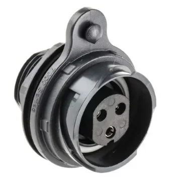 Bulgin Circular Connector, 3 Contacts, Front Mount, Socket, Female, IP66, IP68, IP69K, Buccaneer 7000 Series - PXP7012/03S/ST product image