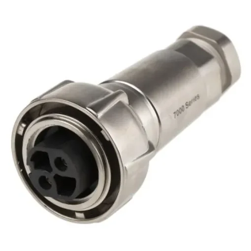 Bulgin Circular Connector, 2 Contacts, Cable Mount, Socket, Female, IP66, IP68, IP69K, Buccaneer 7000 Series - PXM7010/02S/ST/1113/SN product image
