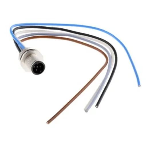 binder Circular Connector, 5 Contacts, Cable Mount, M12 Connector, Plug, Male, IP67, 763 Series - 09-3441-433-05 product image