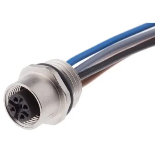 binder Circular Connector, 5 Contacts, Cable Mount, M12 Connector, Socket, Female, IP67, 763 Series - 09-3442-433-05 product image