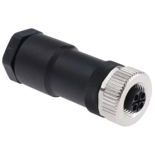 binder Circular Connector, 3 + PE Contacts, Cable Mount, M12 Connector, Socket, Female, IP67, 814 Series - 99-0690-19-04 product image