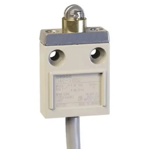 Omron Roller Plunger Limit Switch, 4NO/2NC, IP67, SPDT, 250V ac Max, 5A Max - D4C-1602 product image