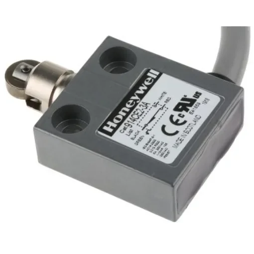 Honeywell 914CE Series Roller Plunger Limit Switch, NO/NC, IP66, IP67, IP68, SPDT, Die Cast Zinc Housing, 250V ac Max, - 914CE2-3A product image