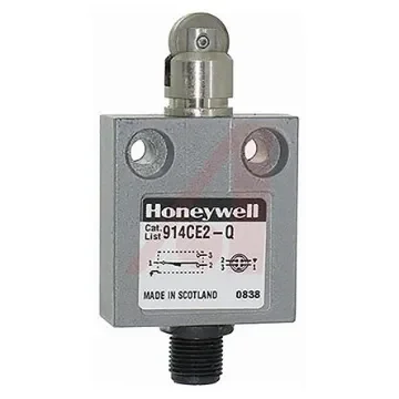 Honeywell 914CE Series Roller Plunger Limit Switch, NO/NC, IP66, IP67, IP68, SPDT, Die Cast Zinc Housing, 250V ac Max, - 914CE2-Q product image