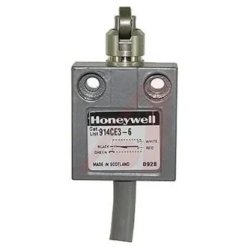 Honeywell 14CE, 914CE Series Roller Plunger Limit Switch, NO/NC, IP66, IP67, IP68, SPDT, Die Cast Zinc Housing, 250V ac - 914CE3-9 product image
