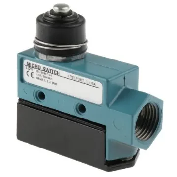 Honeywell BZE6 Series Plunger Limit Switch, NO/NC, IP66, SPDT, Die Cast Zinc Housing, 600V ac Max, 15A Max - BZE6-2RN product image