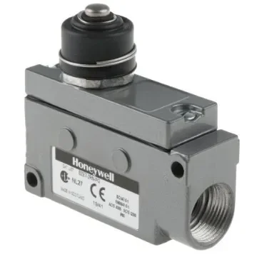 Honeywell BZE7 Series Plunger Limit Switch, NO/NC, IP65, SPDT, Die Cast Aluminium Housing, 480V ac Max, 15A Max - BZE7-2RN-PG product image