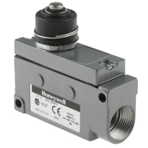 Honeywell BZE7 Series Plunger Limit Switch, NO/NC, IP65, SPDT, Die Cast Aluminium Housing, 480V ac Max, 15A Max - BZE7-2RN-PG product image