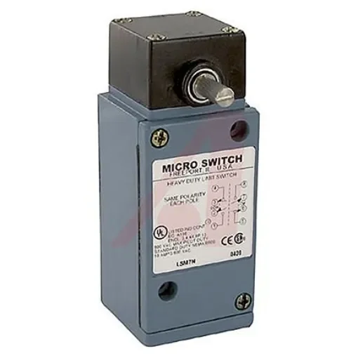 Honeywell HDLS Series Limit Switch, 2NO/2NC, IP65, IP66, IP67, DPDT, Die Cast Zinc Housing, 600V ac Max, 10A Max - LSM7N product image
