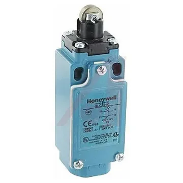 Honeywell GLC Series Roller Plunger Limit Switch, NO/NC, IP66, SPDT, Die Cast Zinc Housing, 600V ac Max, 10A Max - GLCA01C product image