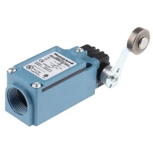 Honeywell GLD Series Roller Lever Limit Switch, NO/NC, IP66, SPDT 1NO/1NC, Thermoplastic Housing, 300V ac Max, 10A Max - GLDB01A1B3 product image