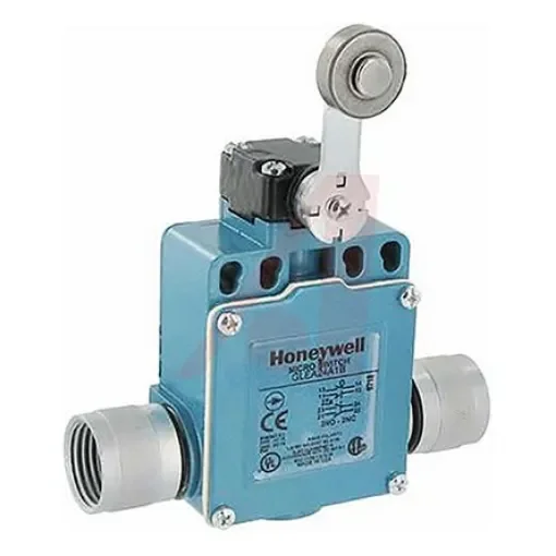 Honeywell GLE Series Roller Lever Limit Switch, 2NO/2NC, IP66, DPDT, Die Cast Zinc Housing, 300V ac Max, 10A Max - GLEA24A1B product image