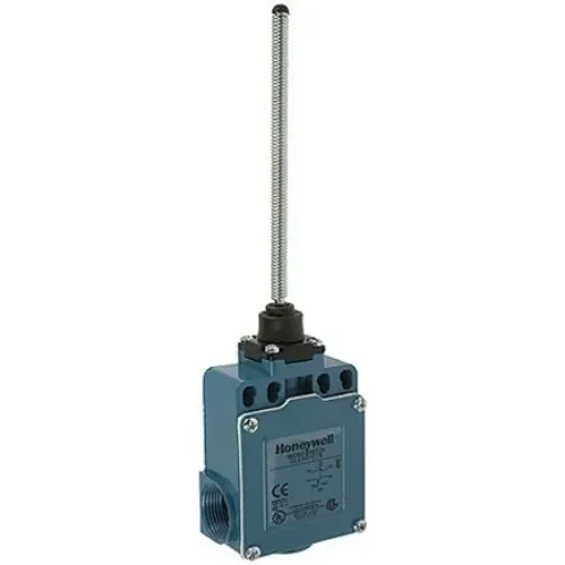 Honeywell GLE Series Coil Spring Limit Switch, 2NO/2NC, IP66, DPDT, Die Cast Zinc Housing, 300V ac Max, 10A Max - GLEA24E7B product image