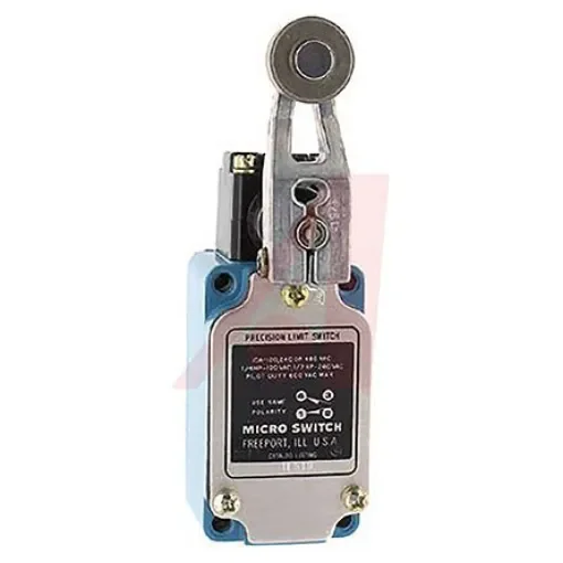 Honeywell LS Series Roller Lever Limit Switch, NO/NC, IP67, SPDT, Die Cast Zinc Housing, 120V ac Max, 10A Max - 1LS19 product image