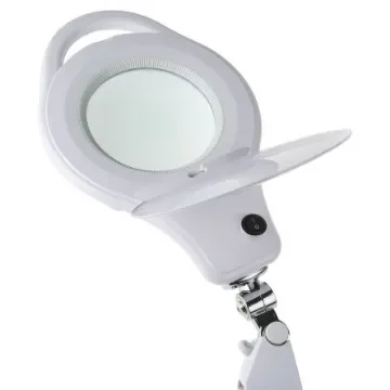 RS PRO LED Magnifying Lamp with Table Clamp Mount, 3 dpt, 5 dpt, 125mm Lens Dia., 125mm Lens - 8087042 product image