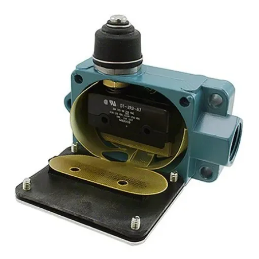 Honeywell Plunger Limit Switch, 2NO/2NC, DPDT, Die Cast Aluminium Housing, 250V ac Max, 10A Max - DTF2-2RN-LH product image