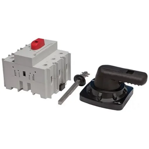 Craig & Derricott 3P Pole Isolator Switch - 125A Maximum Current, 63kW Power Rating, IP65 - SDC01253B product image