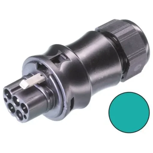 Wieland RST20i5 Series Connector, 5-Pole, Male, 1-Way, Cable Mount, 20A, IP66, IP68, IP69 - 96.052.4053.6 product image