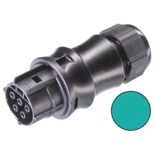 Wieland RST20i5 Series Circular Connector, 5-Pole, Female, Cable Mount, 20A, IP68 - 96.051.4153.6 product image