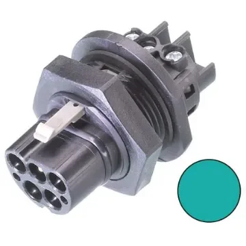 Wieland RST20i5 Series Connector, 5-Pole, Male, 1-Way, Panel Mount, 20A, IP66, IP68, IP69 - 96.052.5053.6 product image
