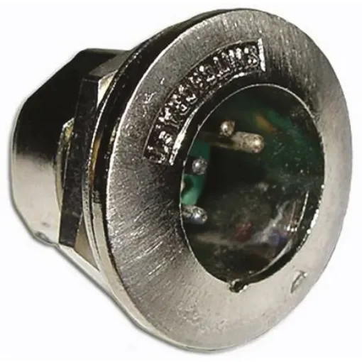 Switchcraft Panel Mount XLR Connector, Male, 500 V ac, 4 Way, Silver Plating - B4MH product image