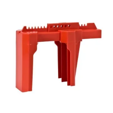 Brady Red 4-Lock Ultra-tough Polypropylene Ball Valve Lockout, 7.24mm Shackle, 31.75mm Attachment - 800111 product image