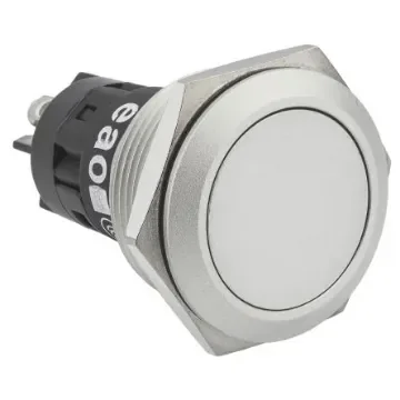 EAO 82 Series Push Button Switch, Momentary, Panel Mount, 22.3mm Cutout, SPDT, 240V, IP65, IP67 - 82-6552.1000 product image
