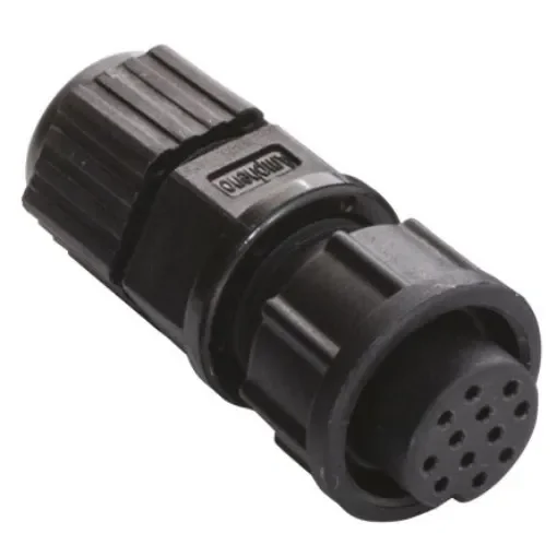 Amphenol Industrial Circular Connector, 12 Contacts, Panel Mount, Socket, Female, IP67, Ceres Series - BU-12BFFA-LL7001 product image