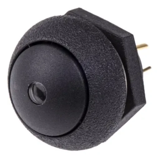 Otto Illuminated Push Button Switch, Momentary, Panel Mount, SPDT, Green LED, 28V dc, IP68S - LP9-31231G22 product image