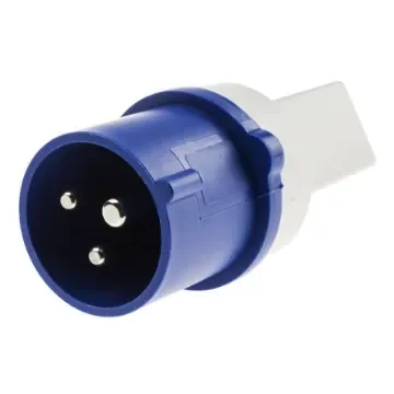 Scame IP20 Blue 1 x 2P + E, 1 x 2P + E Industrial Power Connector Adapter Plug, Socket, Rated At 16A, 250 V - 610.380 product image