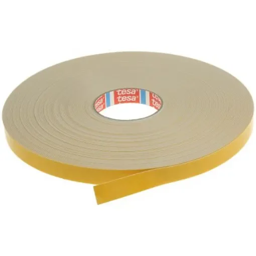 Tesa 4952 White Adhesive Foam Tape, 19.0mm x 50.0m, 1.15mm Thick - 04952-00533-00 product image
