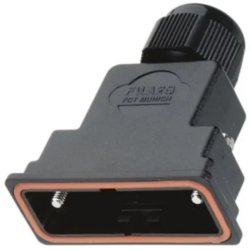 FCT from Molex FWA Series ABS D Sub Backshell, 25 Way, Strain Relief - FWA3GE / 1727040196 product image