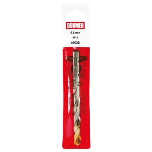 Dormer A002S Series HSS-TiN Twist Drill Bit, 13mm Diameter, 151 mm Overall - A002S13.0 product image