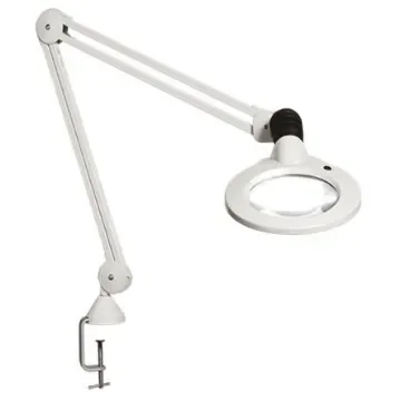 Luxo KFM LED Magnifying Lamp with Table Clamp Mount, 3dioptre, 127mm Lens Dia., 127mm Lens - KFL026233 product image