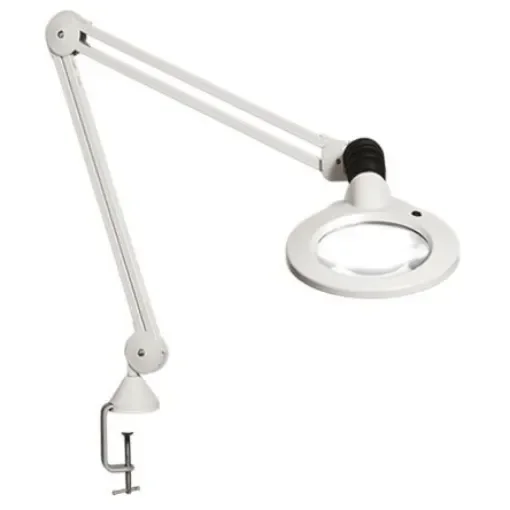 Luxo KFM LED Magnifying Lamp with Table Clamp Mount, 3dioptre, 127mm Lens Dia., 127mm Lens - KFL026233 product image
