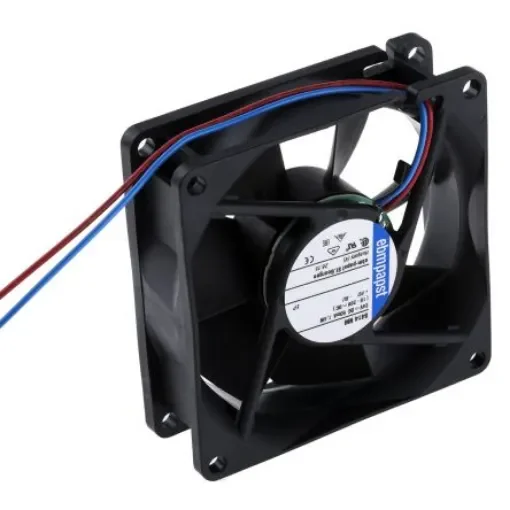 ebm-papst 8400 N Series Axial Fan, 24 V dc, DC Operation, 58m³/h, 1.4W, 80 x 80 x 25mm - 8414NM product image