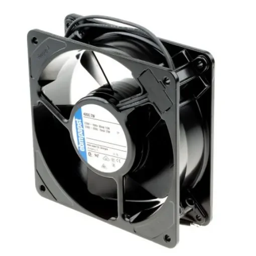 ebm-papst 4000 Z Series Axial Fan, 230 V ac, AC Operation, 98m³/h, 13W, 119 x 119 x 38mm - 4850ZW product image