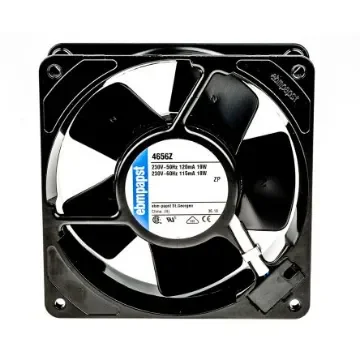 ebm-papst 4000 Z Series Axial Fan, 230 V ac, AC Operation, 160m³/h, 19W, 119 x 119 x 38mm - 4656Z product image